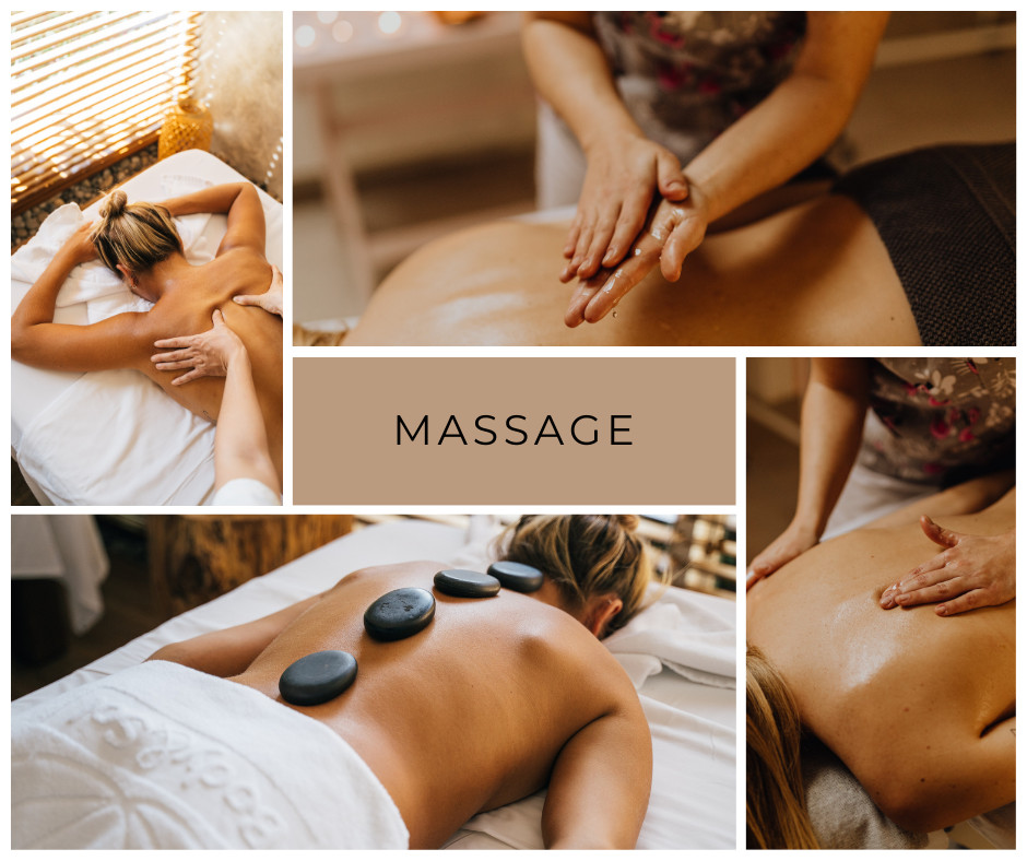 Massage body kết hợp đá nóng