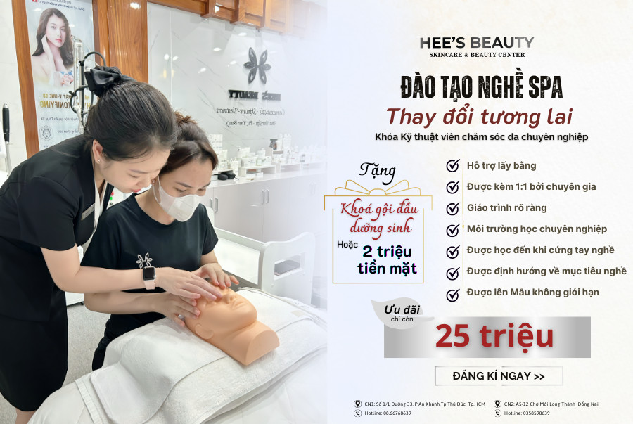 Đào tạo nghề spa số 1 Long Thành 